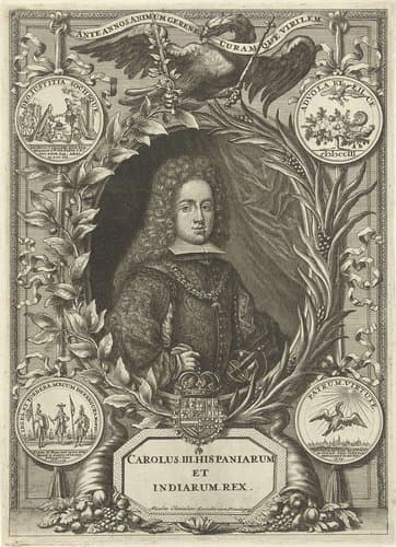 Portret van Karel III koning van Spanje