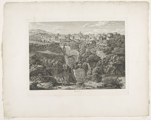 Malerisch radirte Prospekte aus Italien