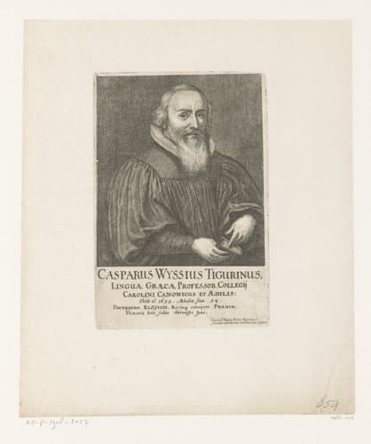 Portret van Caspar Wyss
