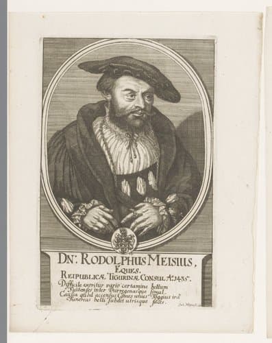 Portret van Rodolphus Meisius