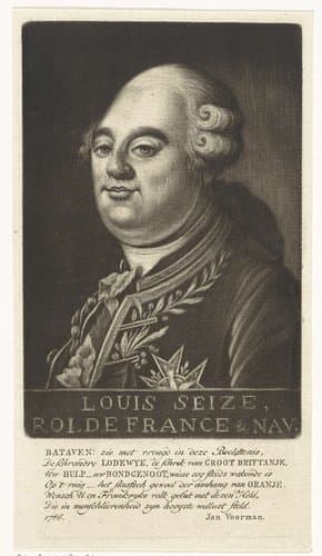 Portret van Lodewijk XVI, koning van Frankrijk