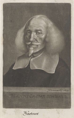 Portret van Hans Caspar Schwartz