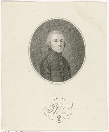 Portret van Johann Joseph Natter