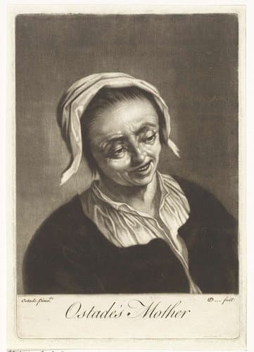 Portret van de moeder van Adriaen en Isaac van Ostade