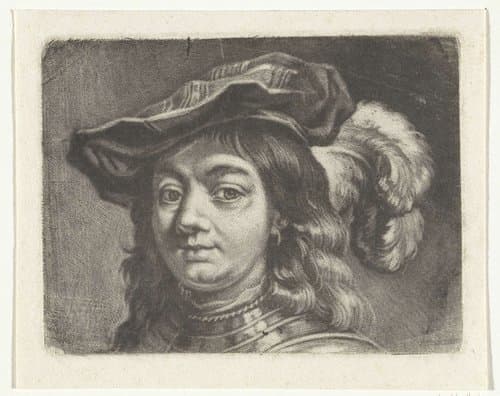 Portret van een man met een muts