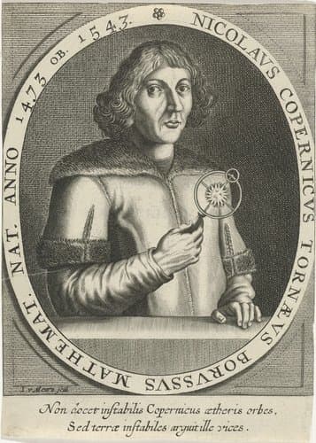 Portret van astronoom Nicolaas Copernicus