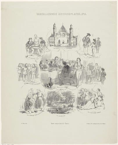 Vaderlandse historieplaten uit de Kinder-Courant