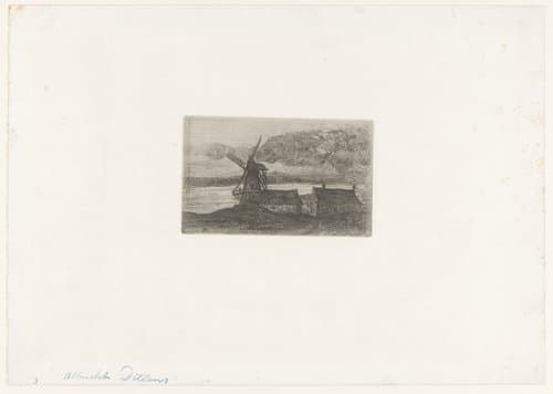 Molen en enkele huizen