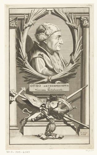 Portret van bisshop Otho van Milan