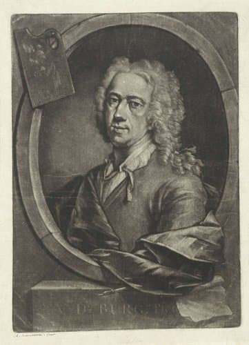 Zelfportret van Adriaan van der Burg