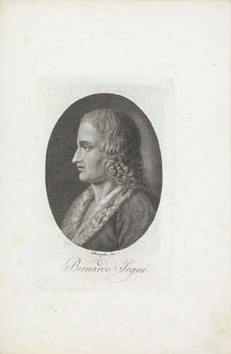Portret van historicus Bernardo Segni