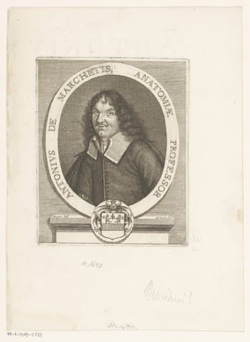 Portret van Antonio Marchétti