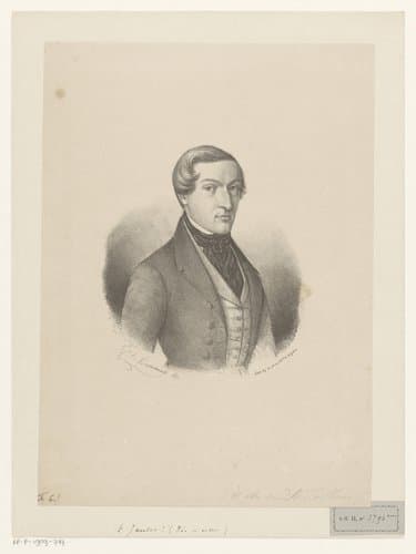 Portrait of Frederik Charles Theodorus Deeleman