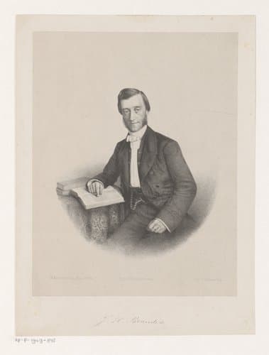 Portret van Johannes Hendrik Brandes