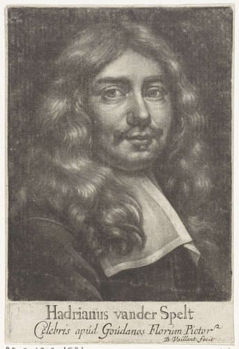 Portret van de schilder Hadrianus van der Spelt