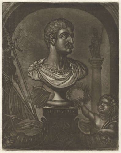 Buste van keizer Augustus