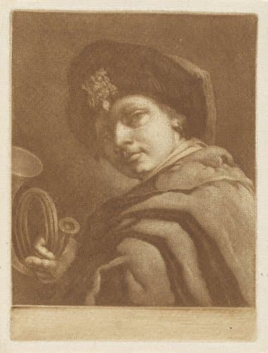 Jongen met een jachthoorn