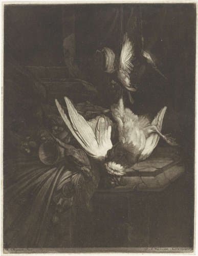 Stilleven met gevogelte