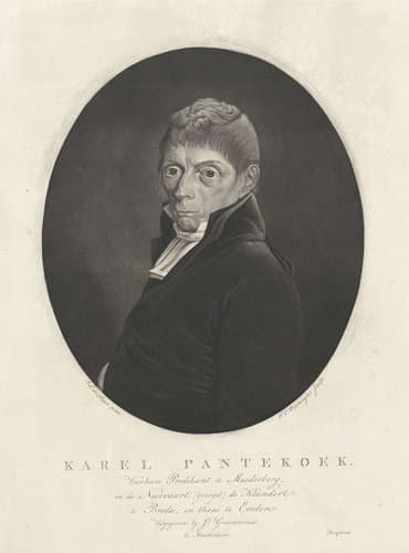 Portret van de predikant Carolus Pantekoek