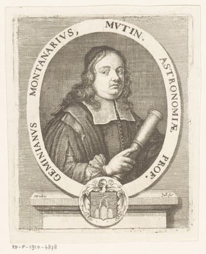 Portret van Geminiano Montanari