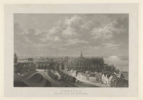 Gezicht op Nijmegen