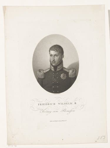 Portret van Friedrich Wilhelm III van Pruisen