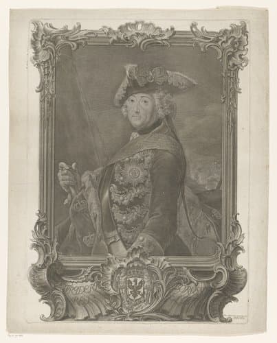 Portret van Frederik de Grote