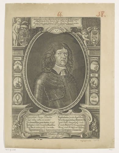 Portret van August II van Saksen