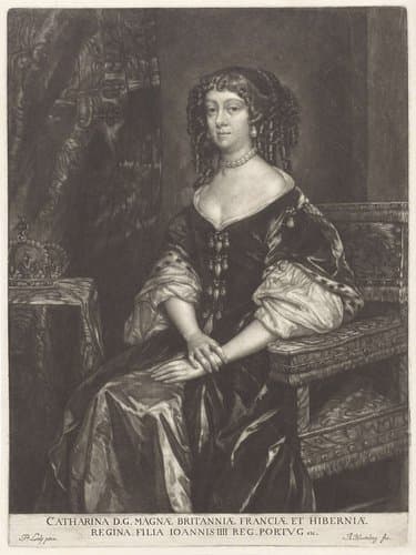 Portret van Catharina, koningin van Engeland