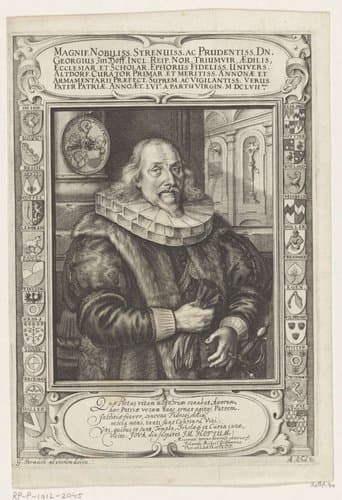 Portret van Georg Imhof