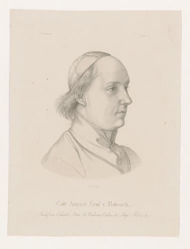 Portret van Karl August von Reisach