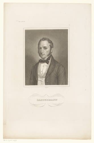 Portret van Friedrich Daniel Bassermann