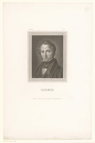 Portret van Justus von Liebig