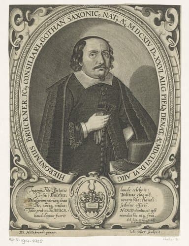 Portret van Hieronymus Brückner