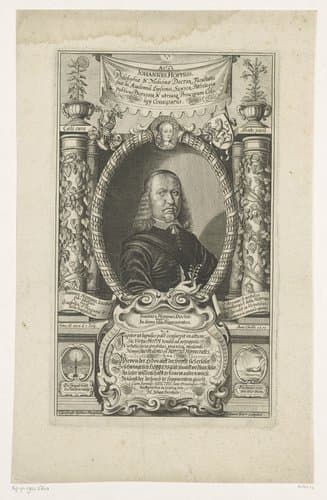 Portret van Johannes Hoppe