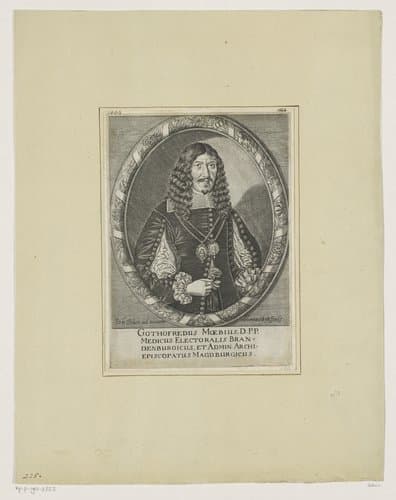 Portret van Gottfried Moebius