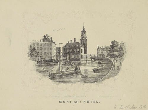 Munt in Amsterdam met hotel