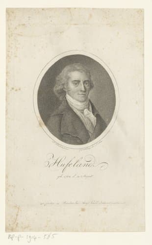 Portret van Christoph Wilhelm von Hufeland