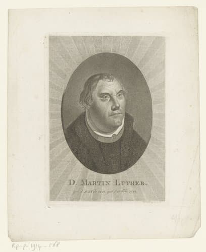Portret van Martin Luther