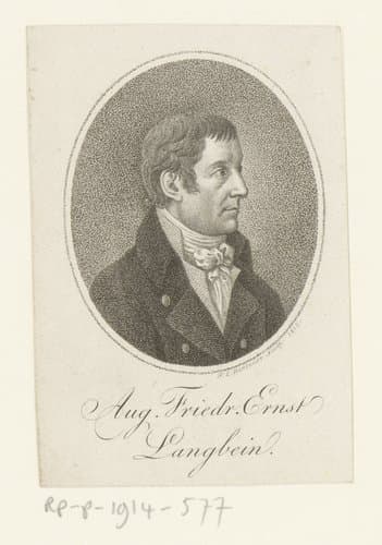 Portret van August Friedrich Ernst Langbein