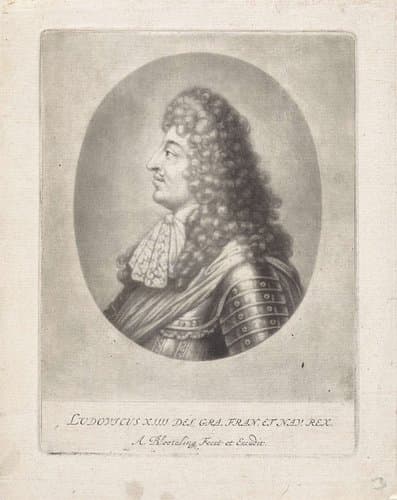 Portret van Lodewijk XIV, koning van Frankrijk