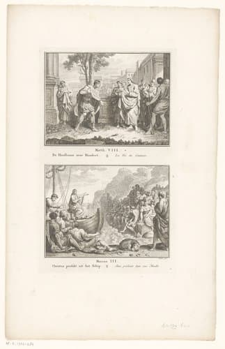 De Hooftman over Hondert; Christus predikt uit het Schip