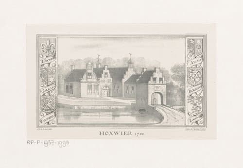 Gezicht op Kasteel Hoxwier