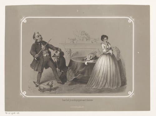 Spreekwoord: de poppen aan het dansen hebben