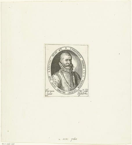 Portret van Christian van der Goes op 47-jarige leeftijd