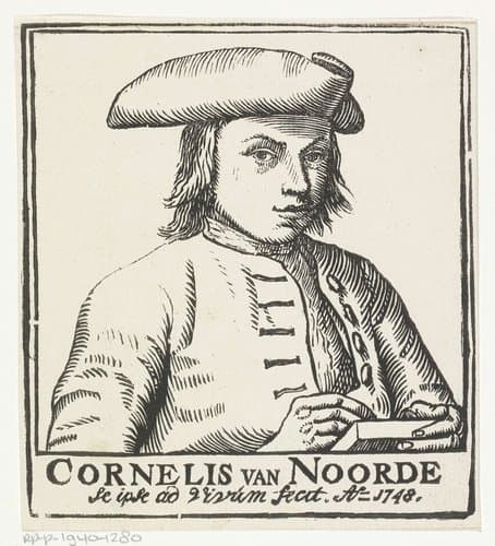 Zelfportret van Cornelis van Noorde