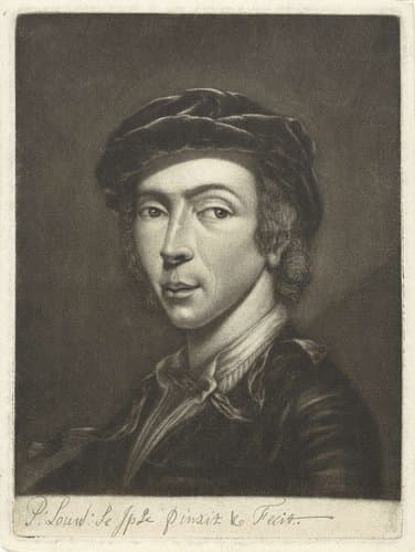 Zelfportret van Pieter Louw