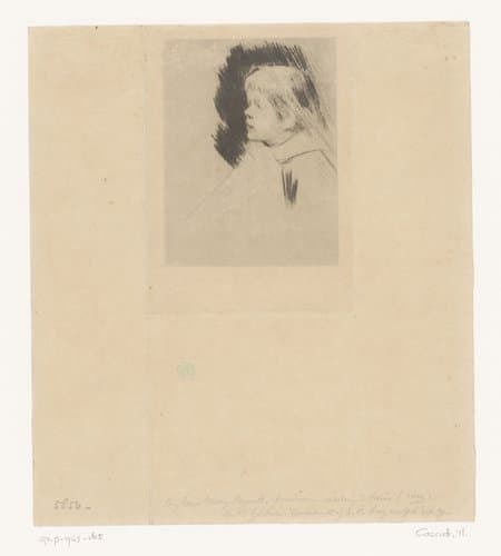 Kinderkopje (gesigneerd)