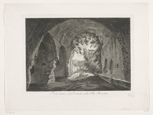 Porta Scura, o sia Entrata nella Vila Mecenate