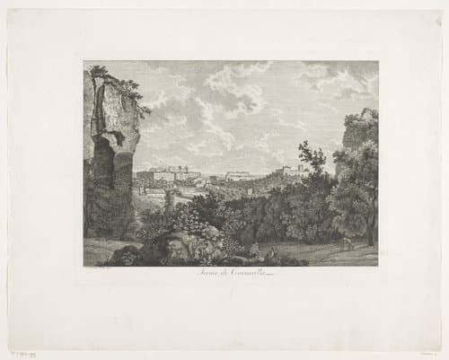 Malerisch radirte Prospekte aus Italien